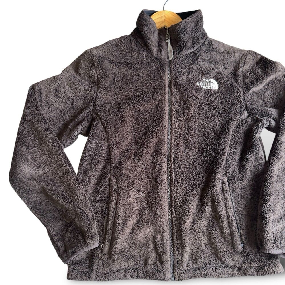 The North Face Osito Fleece Jacket Womens M Brown Full Zip Sherpa Gorpcore